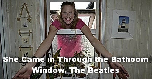 She Came in Though the Bathroom Window. The Beatles.